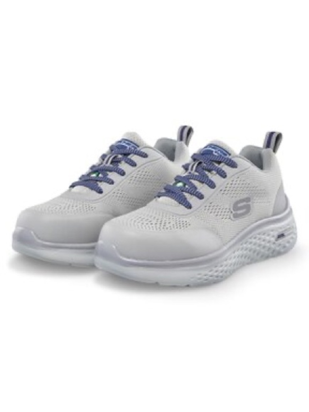Skechers Women's Light Gray Steel Toe work Sneakers new in box size 7
